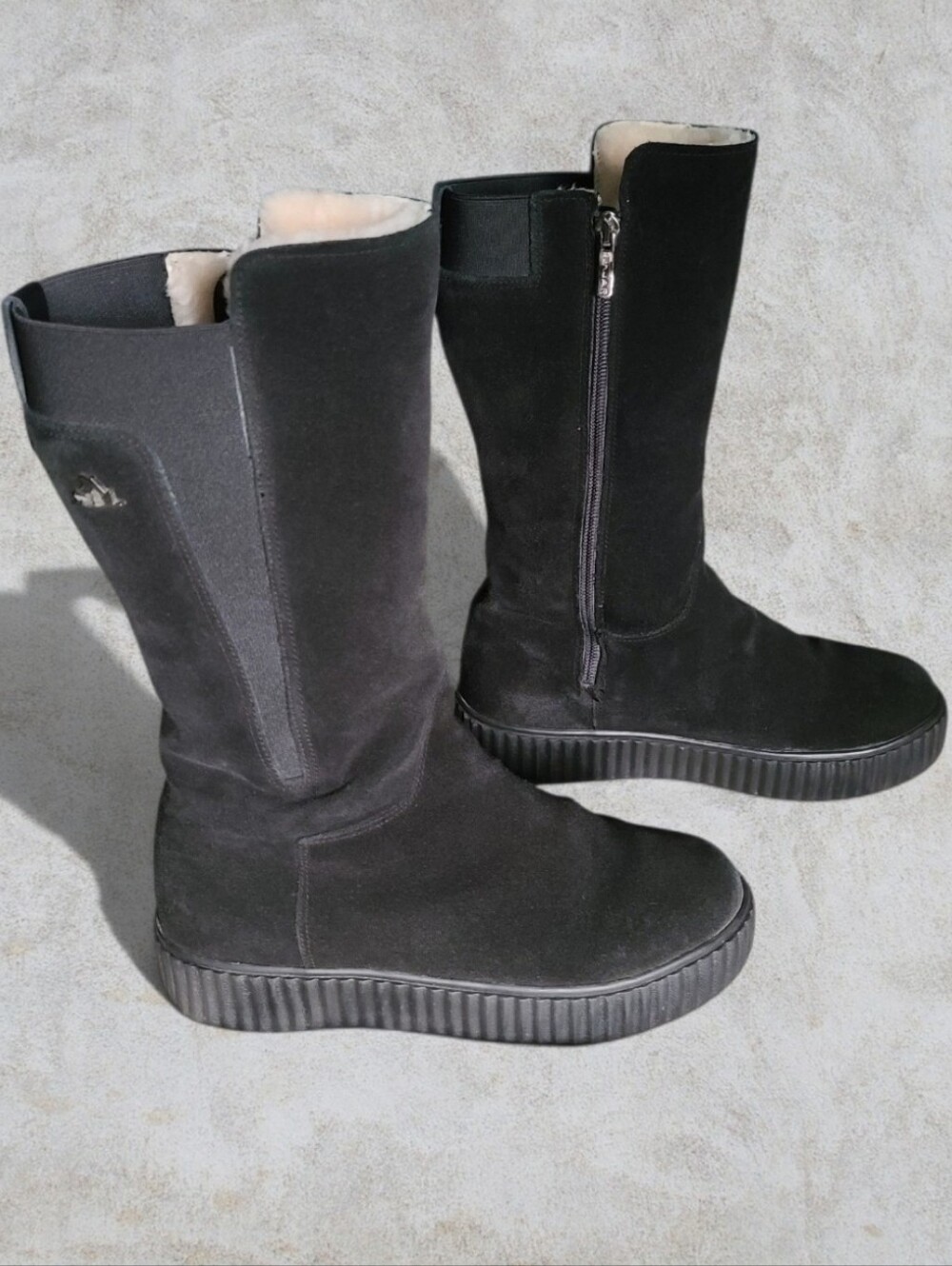 Pajar Canada Heritage Suede & Shearling Waterproof Winter Boots - Women's Size 7
